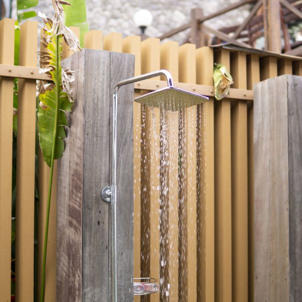 Outdoor Shower Plumbing in Redmond