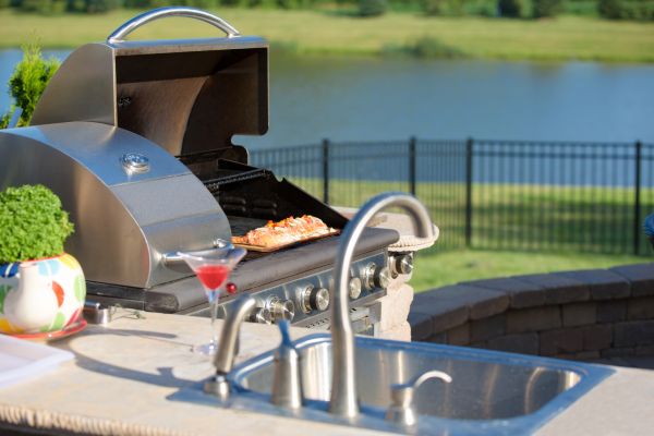 Outdoor Kitchen Plumbing in Redmond