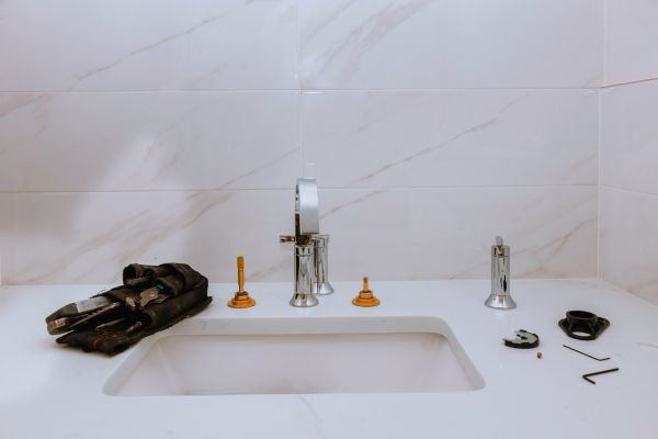 Porcelain Sink Installation in Redmond